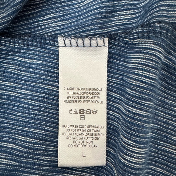 Anthropologie 9-H15 stcl Striped Peasant Blouse - Picture 4 of 6